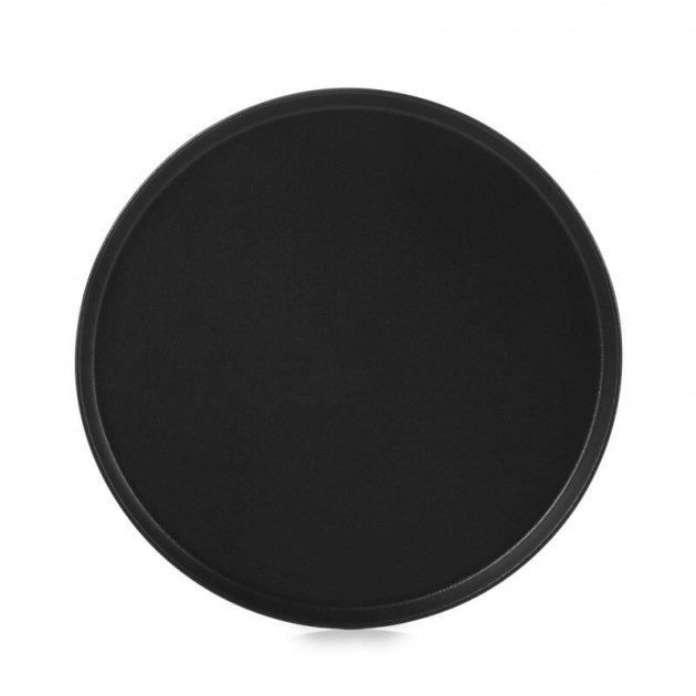 Assiette Plate Porcelaine Noire 28 cm Adélie Revol achat vente