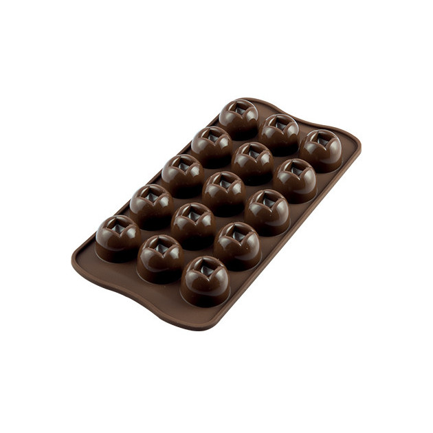 Moule à Chocolat 15 Boules Easy Choc Silicone Spécial Chocolat