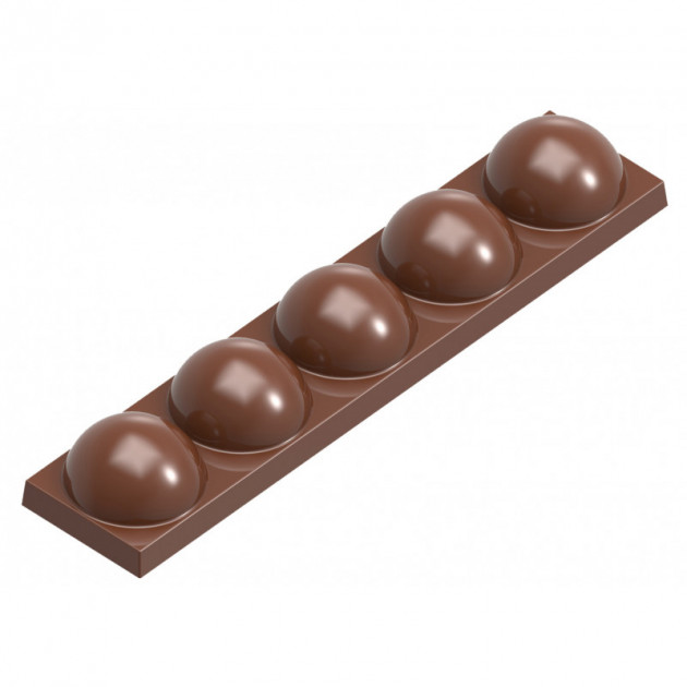 Moule Chocolat Barre 5 Billes (x8) Chocolate World -  -  achat, acheter, vente