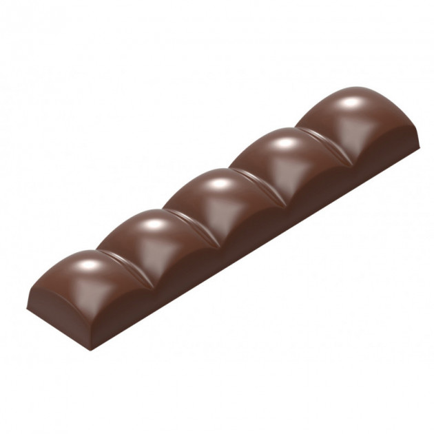Moule Chocolat Barre Carrés Bombés 117 mm (x8) Chocolate World -  , Achat, Vente