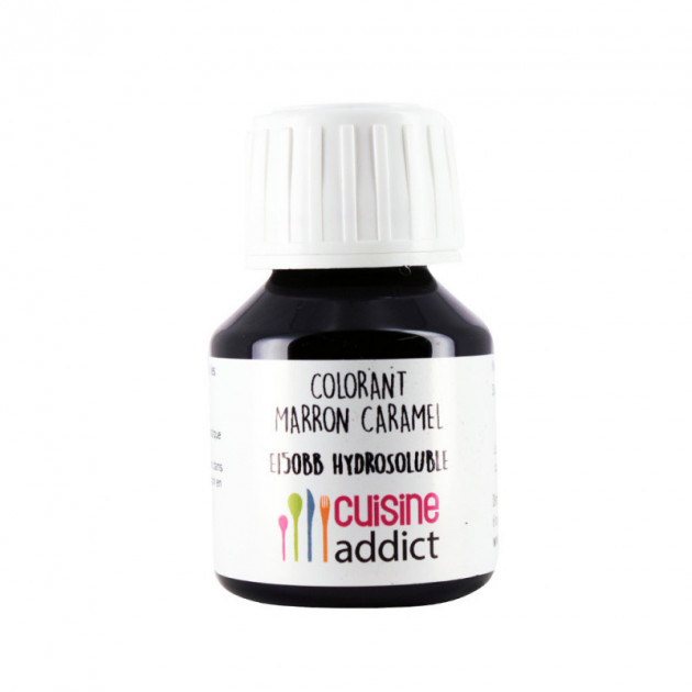 Colorant Alimentaire Marron Caramel E150b Liquide 58 ml Cuisineaddict -  , Achat, Vente