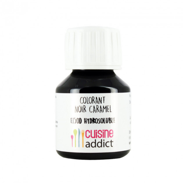 Colorant Alimentaire Noir Caramel E150d Liquide 58 ml Cuisineaddict -  , Achat, Vente