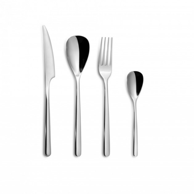 FIN DE SERIE Menagere 24 pieces CANADA Inox 18% 4 mm Comas