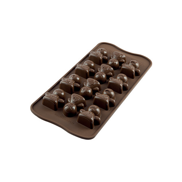 Moule À Chocolat En Silicone 18 Formes Outils De Cuisson Au Chocolat Moule  À Gâteau En Silicone Antiadhésif Moule À Gelée Et Bonbons 3D Bricolage Du  1,44 €