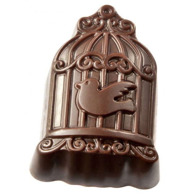 Moule Chocolat Cage a Oiseau 34.5 mm (x21) Chocolate World