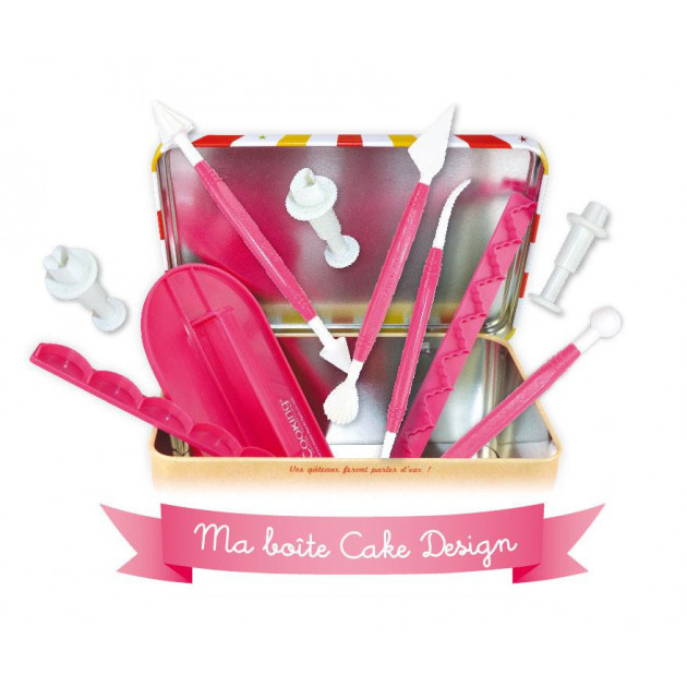 FIN DE SERIE Kit Patisserie 10 Accessoires Pate a Sucre Scrapcooking