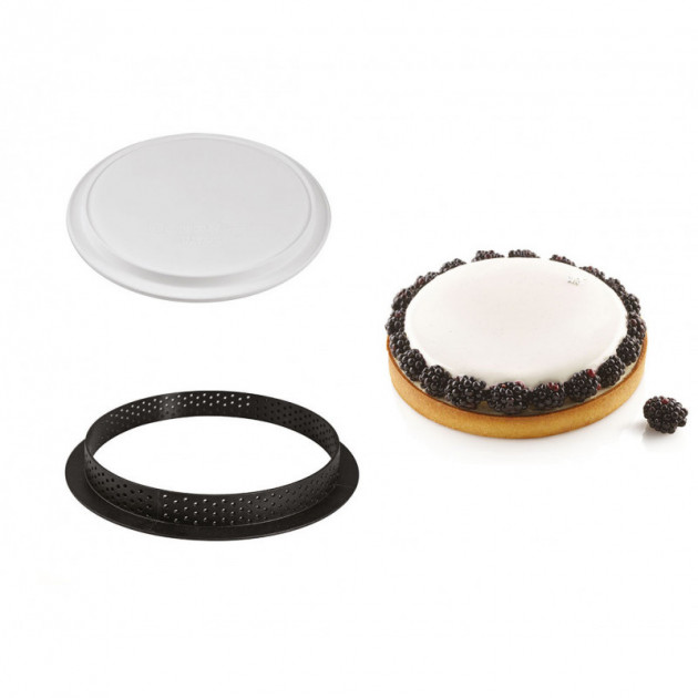 Kit Tarte Ring round diamètre 80mm - Silikomart - Silikomart