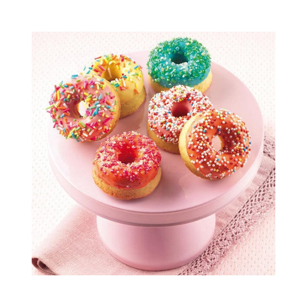 Moule 15 Mini Donuts en silicone – Cuisine Addict, Achat, Vente
