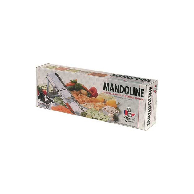 Mandoline Professionnelle Compact-PRO Inox 2 Peignes Effileurs Bron Coucke  : achat, vente - Cuisine Addict