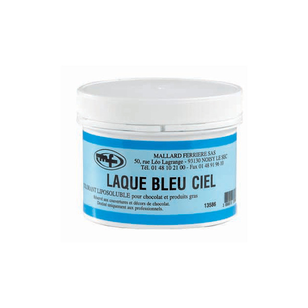 Colorant alimentaire Bleu Ciel E133 Poudre Liposoluble 60gColorant