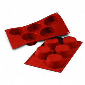 Moule a Muffin & Moule Cupcake Professionnel: Silicone, individuel