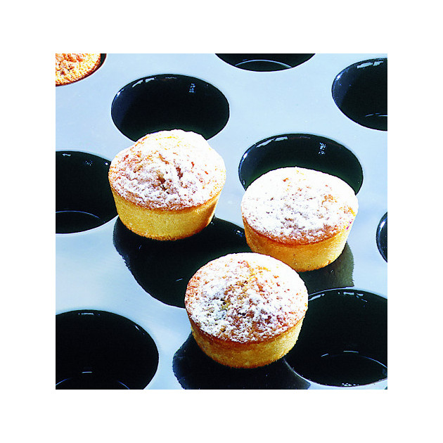 Moules à cupcakes en silicone Lot de 24 moules à muffins