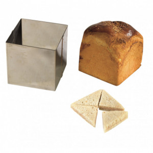 Cercle pour vos pains surprises en acier inoxydable PAQUET DE 1