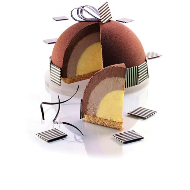 Moule à dessert en silicone sphère 3D Moule à gâteau en forme de