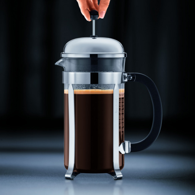 Bodum - CAFFETTIERA: Cafetière à piston avec couvercle en