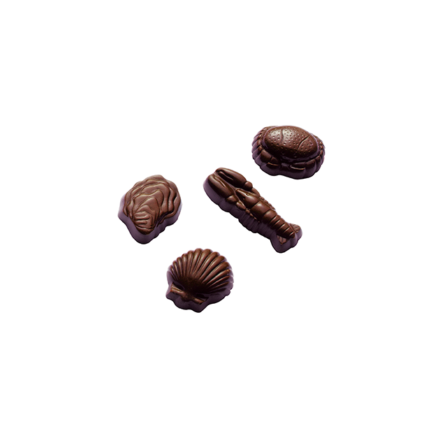 Moule Chocolat Fruits de Mer (x22) Chocolate World - Cuisineaddict
