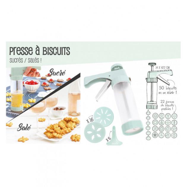 Presse à Biscuit et Décors Aluminium 0,2 L Ibili - ,  Achat, Vente