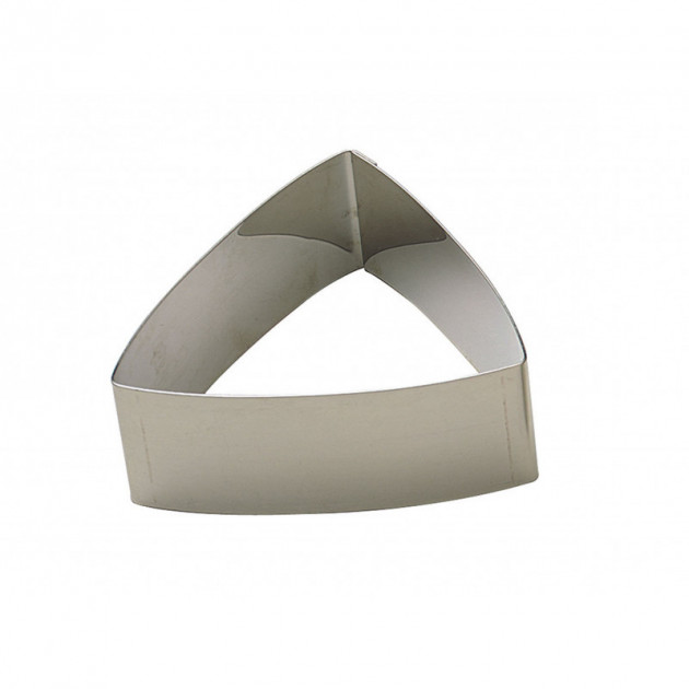 FIN DE SERIE Nonnette Inox Triangle Bombé 7 cm x H 3 cm Gobel