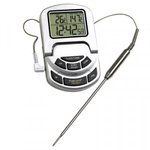 Thermometre Cuisine Thermomètre à Viande Numérique avec Écran et Sonde  Longue en Acier Inoxydable, IPX65 Étanche Sonde[S162] - Cdiscount Maison