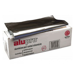 Papier aluminium pour aliments 45cmx200m 11 microns