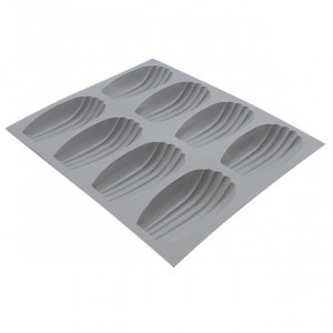 Moule Silicone 9 Madeleines 6,8 x 4,5 cm Silikomart - ,  Achat, Vente