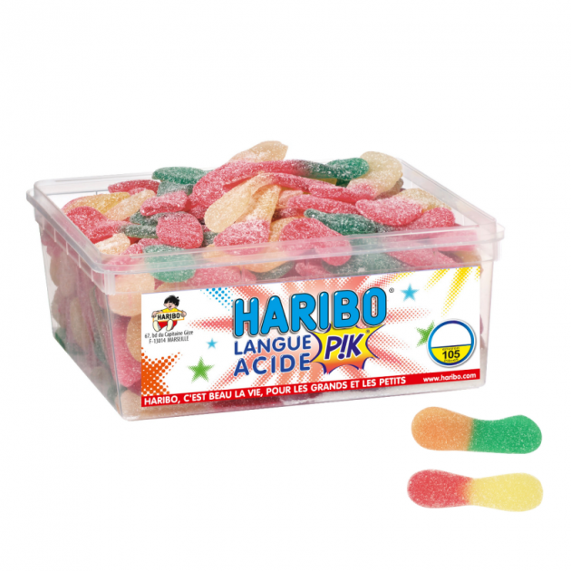 Happy Cherry - Bonbons Haribo gélifiés - boîte 105 pièces