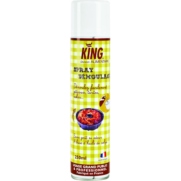 Graisse Alimentaire en Spray 250ml King - Spray démoulage -  , Achat, Vente