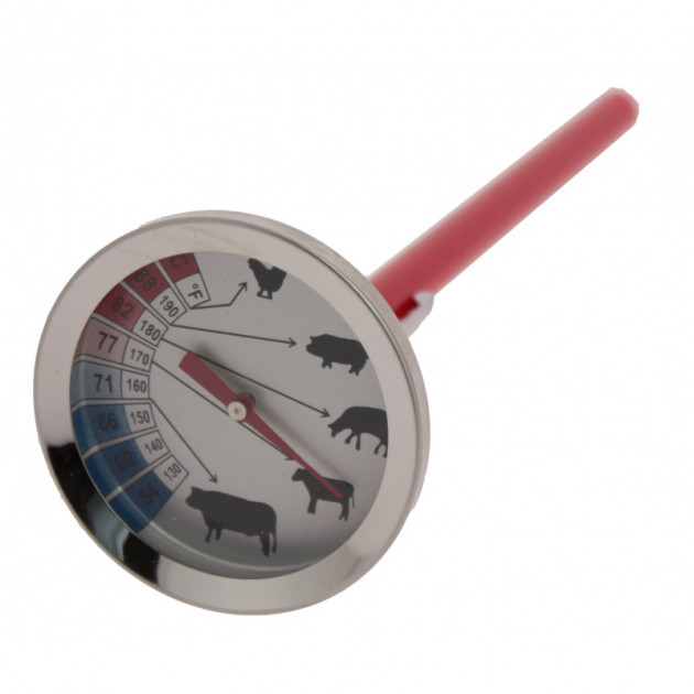 Thermomètre Cuisson Viande à sonde et cadran, 0 à + 120°C, vente cuisine  achat acheter
