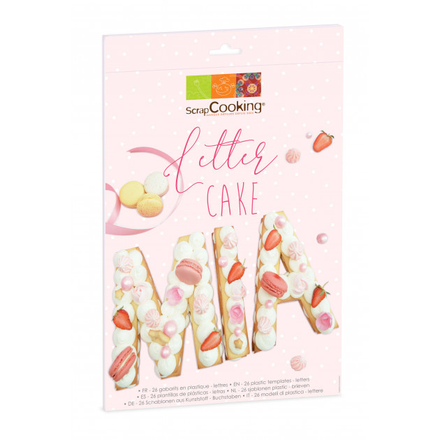 Letter Cake – 26 gabarits lettres – Pâtisserie - Emporte pièce