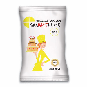 Pâte à sucre jaune sans gluten arôme citron 250 g + Stylo glaçage noir 