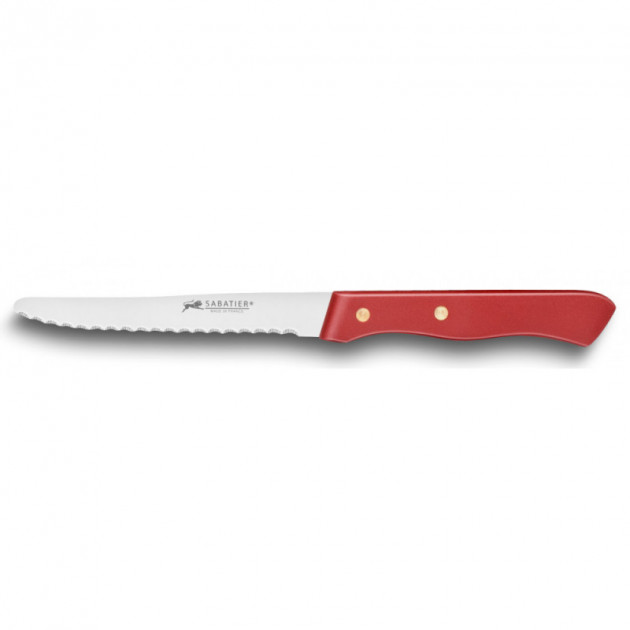 Couteau de Table Crante 10.5 cm Sabatier Rouge