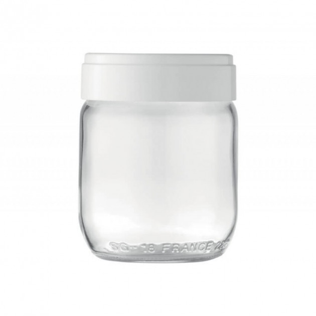 SPECIAL-DAY 9 pots de yaourt grande taille XL 200ml avec couvercle en PP à  clipser-conserve en verre pot confiture-compatible toute  yaourtiere–multicuiseur Thermomix, SEB, cookéo etc : : Cuisine et  Maison