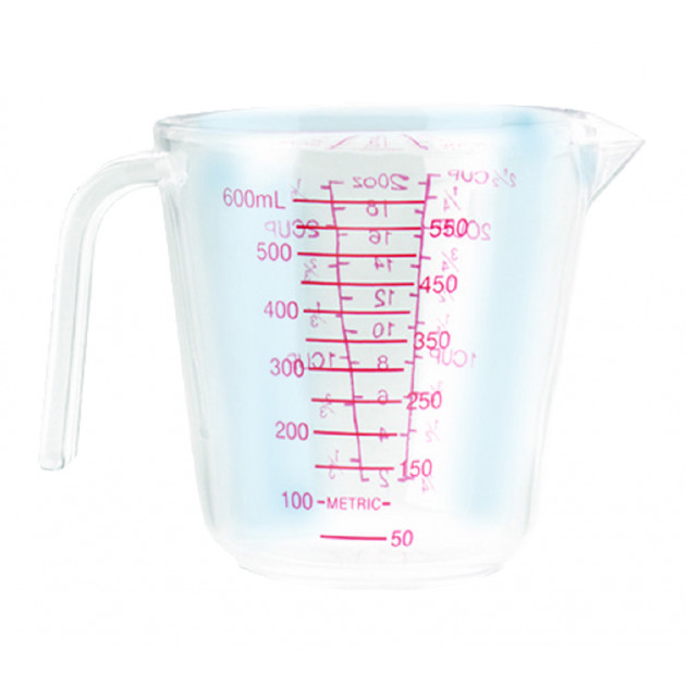 Verre mesureur en PP 100 ml, Verres mesureurs, Plastique