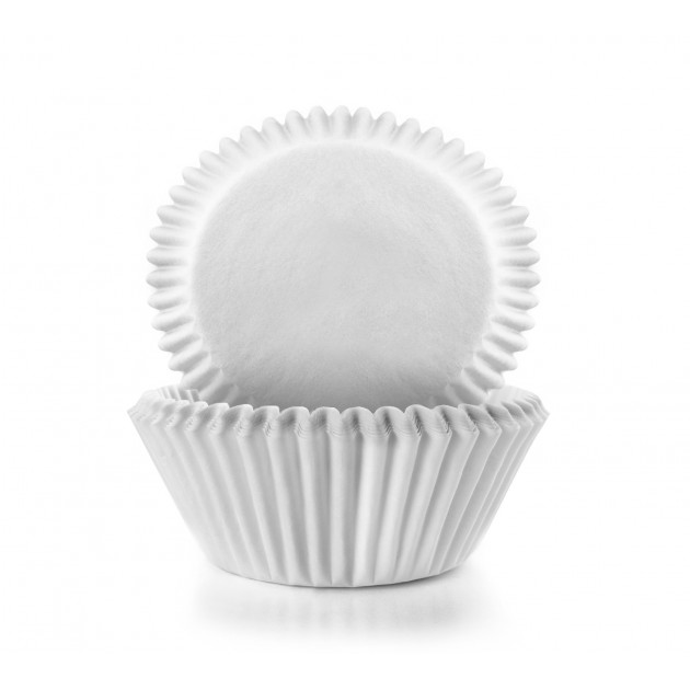 Grande Caissette Cupcake Blanc Ø 7,5 cm x H 4 cm (x100) Ibili -  , Achat, Vente