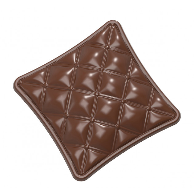 Moule Chocolat Coeur Matelassé 33 mm (x18) Chocolate World