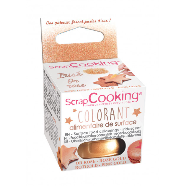 Paillettes alimentaires or 5g Scrapcooking