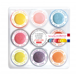 Kit Colorant Alimentaire en Poudre 15,8 g (x9) Scrapcooking -  , Achat, Vente