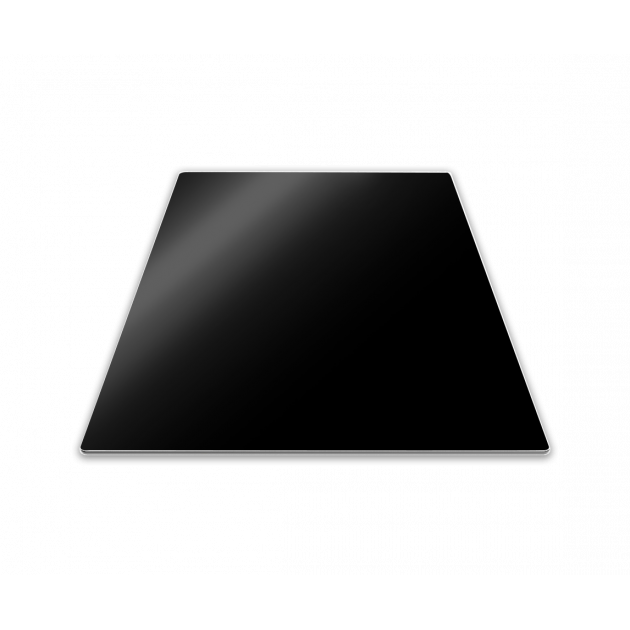 Cache Plaque de Cuisson Chaud 30x52cm Noir