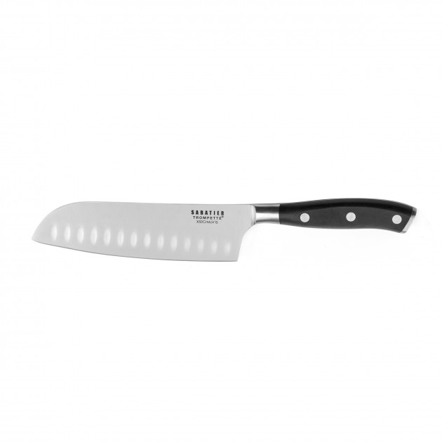 Couteau Japonais pro Chef SANTOKU alvéolé 16 cm