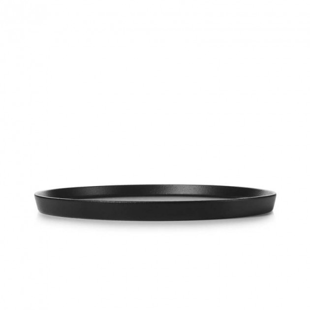 Assiette Plate Porcelaine Noire 24 cm Adélie Revol :achat, vente - Cuisine  Addict