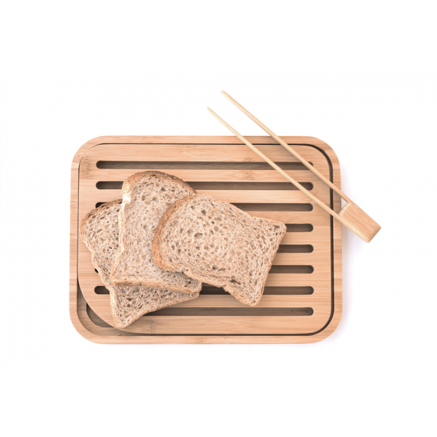Pince grille-pain en bambou, facile à nettoyer, outils de cuisine