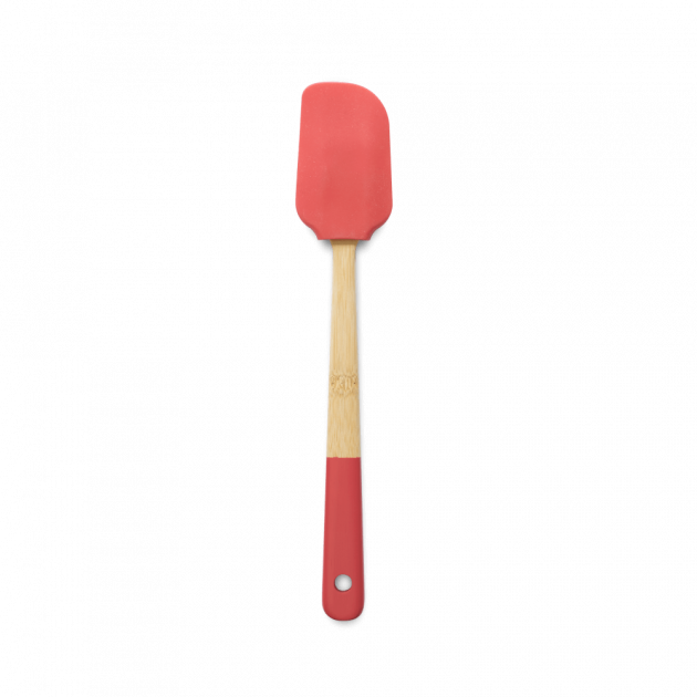 Maryse Silicone et Bambou 28 cm Rouge Pebbly :achat, vente - Cuisine Addict