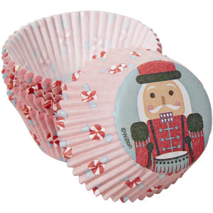 50pcs Caissettes À Cupcakes De Noël Xmas Caissettes En Papier Pour