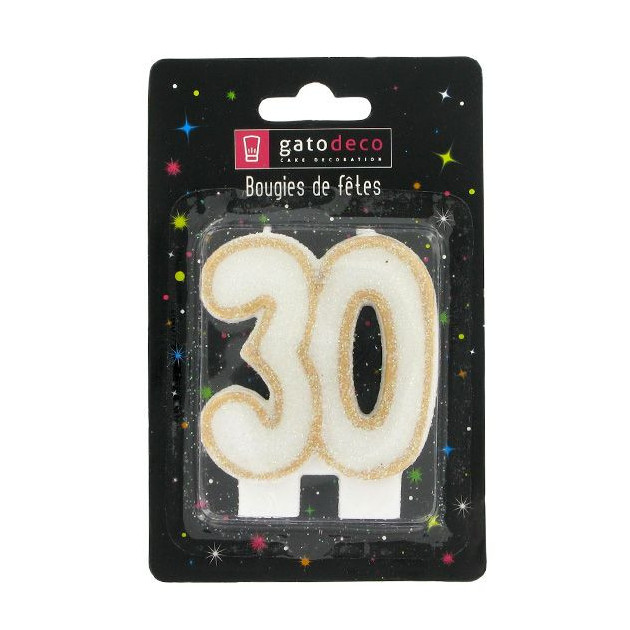 Bougie Anniversaire 30 Ans