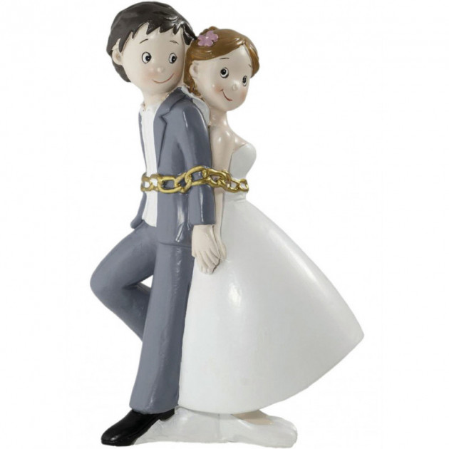 Figurine Mariage Couple Enchaine 15 Cm Vente Achat Acheter Cuisineaddict Com