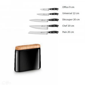 Grand couteau à découper - Lame lisse 19cm | Classic Bois