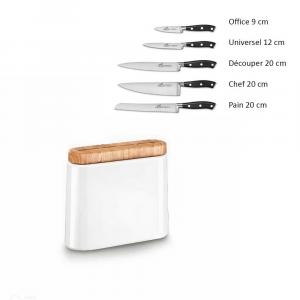 Couteau de cuisine, couteaux à fruits, couteau utilitaire d'office, couteau  de cuisine pour trancher le Chef 6 pièces