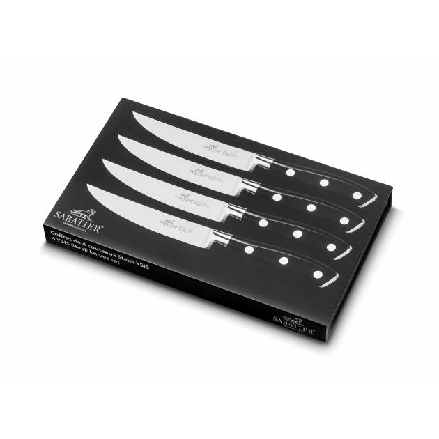 Coffret 4 Couteaux à Steak 11 cm Lame Lisse Acier Inoxydable Arcos