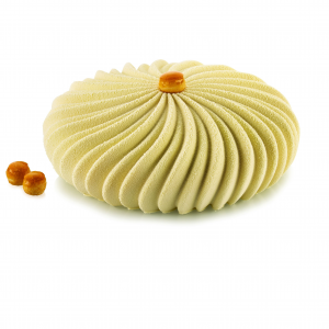 Moule à gâteau silicone couronne + 1 poudre alimentaire irisée dorée S 
