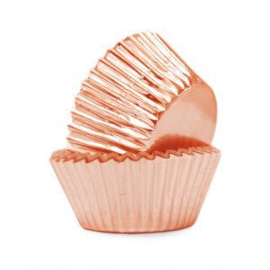 24 Caissettes Cupcakes ROUGE Metallique - Planète Gateau
